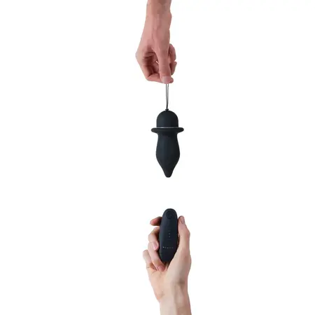 B Swish Bfilled Classic Black Wireless Intimate Plug - 5 Functions
