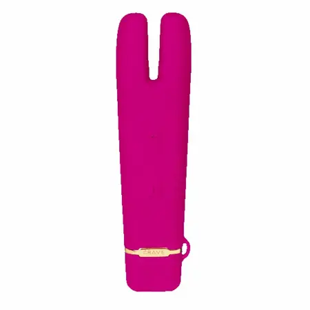 Crave Duet Flex Pink - Dual Flexible Vibrating Device, USB Rechargeable