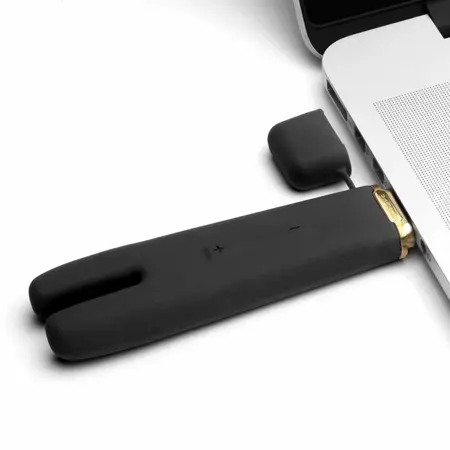 Crave Duet Flex USB Rechargeable Flexible Dual-Arm Massager Black