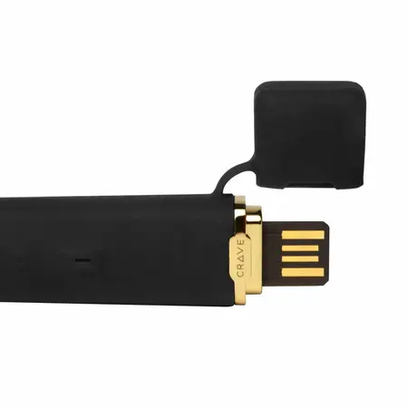 Crave Flex Black - Flexible Silicone Personal Massager, USB Rechargeable