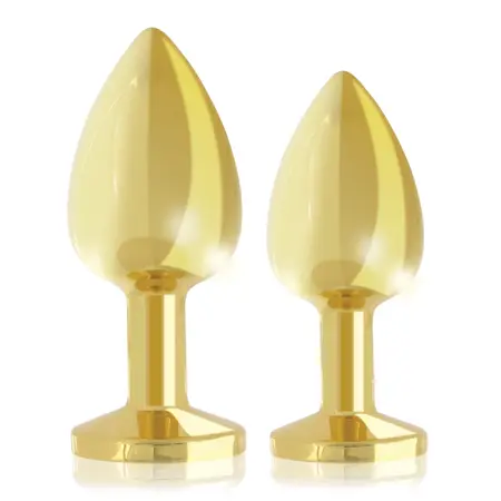 Rianne S Luxury Gold-Plated Plug Set with Gem Accents - 2 Sizes