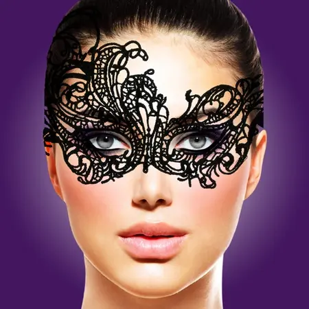 Rianne S Soiree Mask IV Violaine - Elegant Venetian-Style Soft Mask
