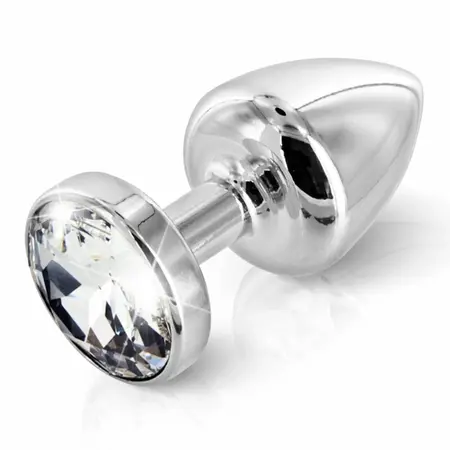 Diogol Anni Round Silver-Plated 35mm Intimate Accessory with Crystal