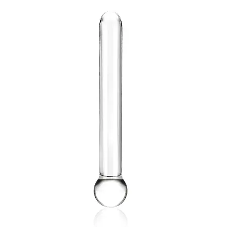 Glas Straight Glass Intimate Device 17.1cm, Hypoallergenic, Clear