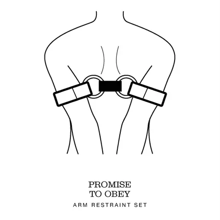 Fifty Shades of Grey Bound to You Arm Restraints Universal Size