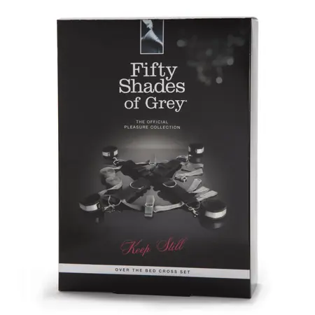 Fifty Shades of Grey Over the Bed Cross Restraint System with Soft Cuffs
