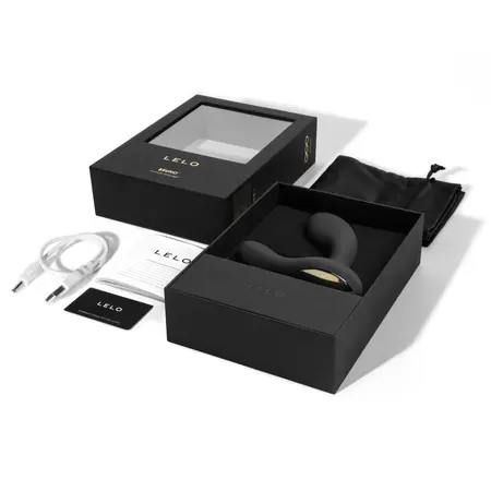 Lelo Bruno Black - Advanced Intimate Wellness Device, Silicone, Black