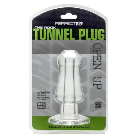 Perfect Fit The Rook Plug Clear Intimate Tunnel Plug 13 cm