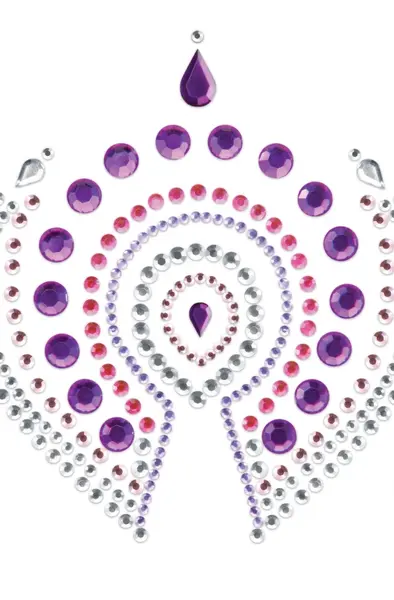 Bijoux Indiscrets Flamboyant Body Jewels Purple & Pink Set