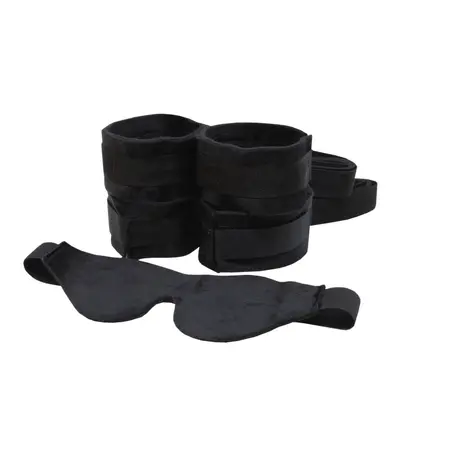 Sportsheets Beginner Bondage Set with Soft Blindfold, Adjustable Straps