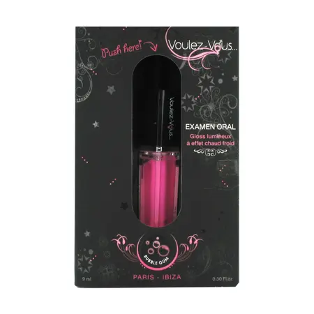 Voulez-Vous Light Gloss Bubblegum 9ml - Hot-Cold Sensation Lip Gloss