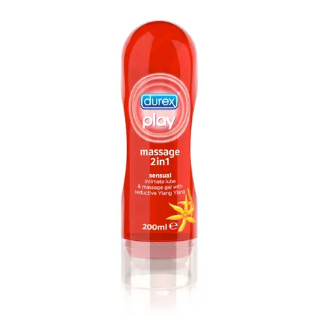 Durex Massage Gel with Ylang Ylang 200ml - Aromatic Hydrating Formula