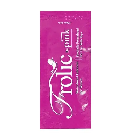 Pink Frolic Water-Based Lubricant 5 ml - Antibacterial Formula