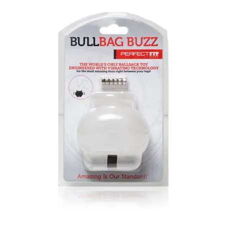 Perfect Fit Bull Bag Buzz Clear - Stretchable Intimate Enhancer 1.9 cm