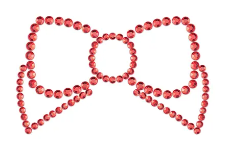 Bijoux Indiscrets Mimi Bow Red Decorative Body Accessories Set of 2