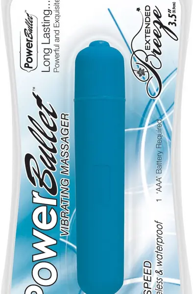 PowerBullet Extended Breeze Teal - Wireless Waterproof Massager 8.9cm