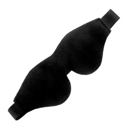Sportsheets Soft Blindfold Black - Comfortable Luxury Eye Mask