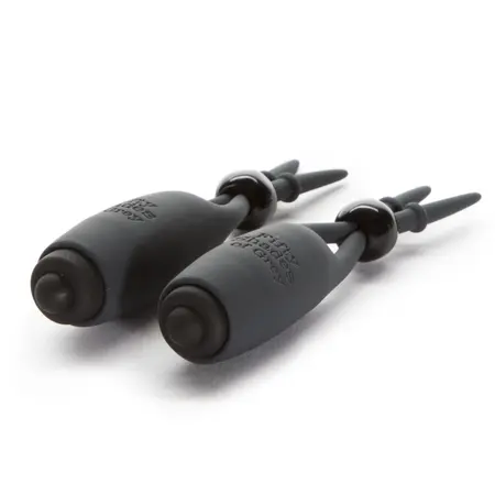 Fifty Shades of Grey Sweet Torture Vibrating Silicone Clamps Black