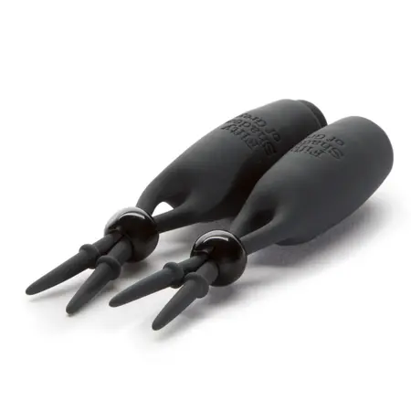 Fifty Shades of Grey Sweet Torture Vibrating Silicone Clamps Black