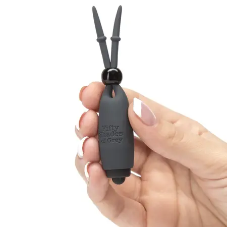 Fifty Shades of Grey Sweet Torture Vibrating Silicone Clamps Black
