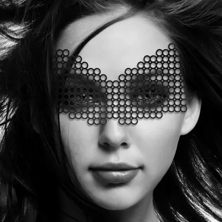 Bijoux Indiscrets Erika Eyemask - Flexible Stick-On Masquerade Mask