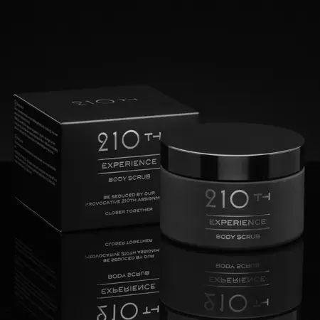 210th Body Scrub 200ml - Nourishing Exfoliant, Floral & Fruity Scent