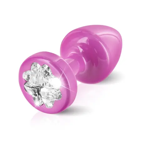 Diogol Anni R Intimate Plug Clover Pink 25 mm Aluminium Crystal