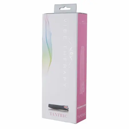 Vibe Therapy Tantric Black - Waterproof Silicone Stimulation Device