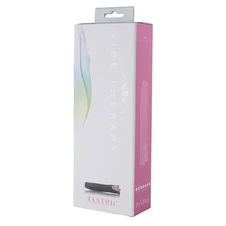Vibe Therapy Tantric Black - Waterproof Silicone Stimulation Device