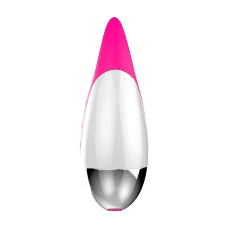 Nalone FiFi Dual-Tip Compact Silicone Vibrator, 7 Modes, USB Rechargeable