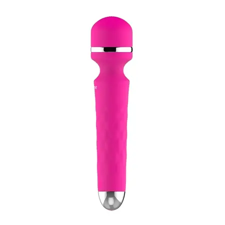 Nalone Rock Wand Massager - Rechargeable Silicone, 7 Modes, Black