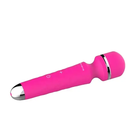 Nalone Rock Wand Massager - Rechargeable Silicone, 7 Modes, Black