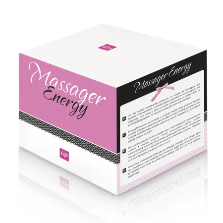 LoversPremium Energy Massager Compact Model with Luminous Balls 9x10cm