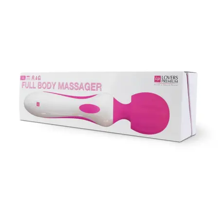 LoversPremium XL Full Body Massager Pink - 29 cm, Waterproof, 7 Speeds