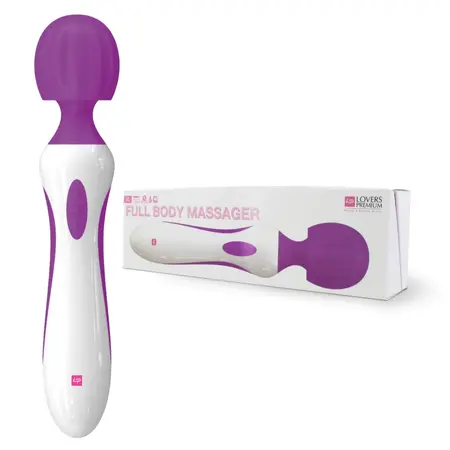 LoversPremium XL Full Body Massager Violet 29cm 6 Modes Waterproof