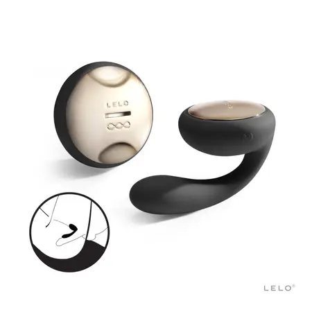 LELO Ida Black - Advanced Rotational Couples Massager, Rechargeable