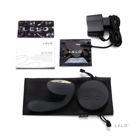 LELO Ida Black - Advanced Rotational Couples Massager, Rechargeable