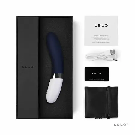 Lelo Liv 2 Blue - Rechargeable Intimate Massager, Waterproof, 8 Modes