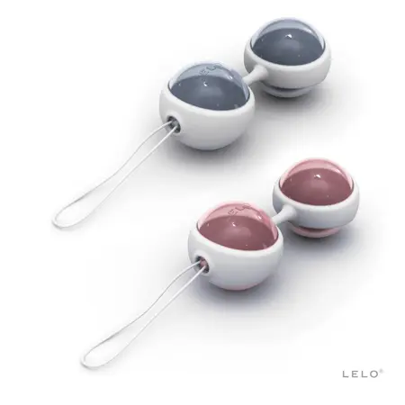 LELO Luna Beads Kegel Exercise System Pink & Blue Set 89mm