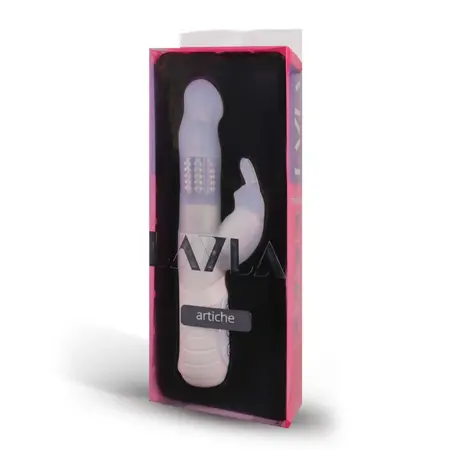 Layla Artiche White - Multi-Function Silicone Personal Massager 21.5 cm