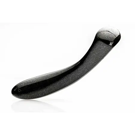 Laid D.2 Absolute Black Stone - Handcrafted Intimate Wellness Wand
