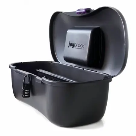 Joyboxx Hygienic Storage System Black - Antimicrobial Secure Organizer 33x12x17cm