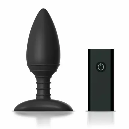 Nexus Ace M Remote-Controlled Silicone Plug - 6 Modes, USB, Black