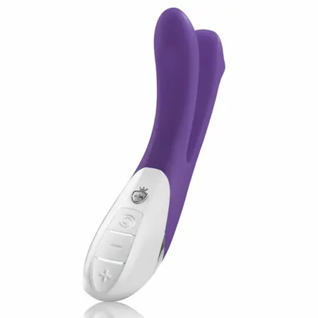 Mystim Bon Aparte Dual Motor Silicone Vibrator Purple 27cm