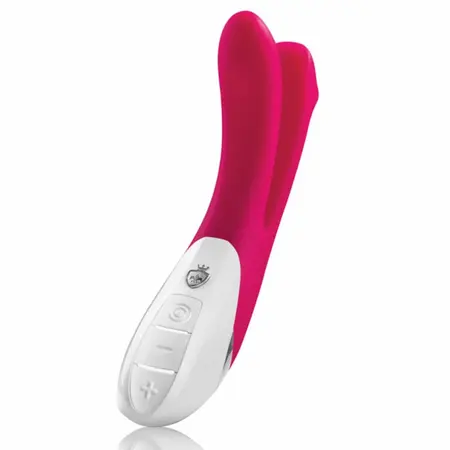 Mystim Bon Aparte Dual Motor Silicone Vibrator Pink 27cm