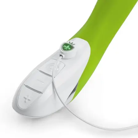 Mystim Sassy Simon Wave Dual Motor Vibrator Lime 27cm Silicone