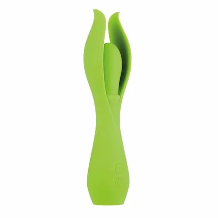 Jopen Lust L5 Rechargeable Silicone Massager Green 19.75cm Waterproof