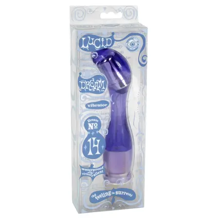 Doc Johnson Lucid Dream 14 Curved Waterproof Vibrator 22cm Purple