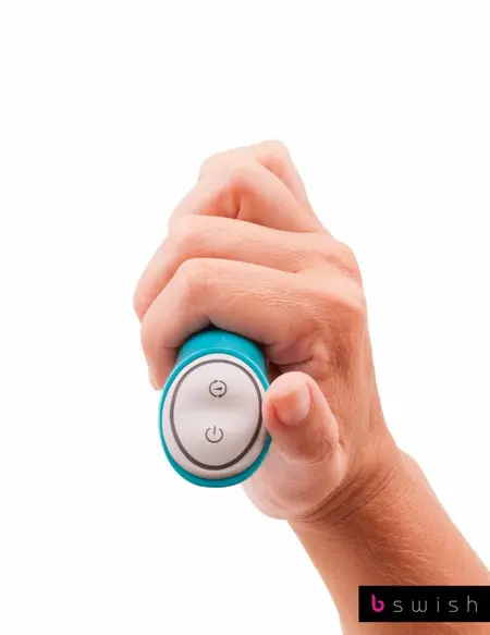 B Swish Bdesired Deluxe Curve Blue Lagoon Silicone Stimulator 15.2cm