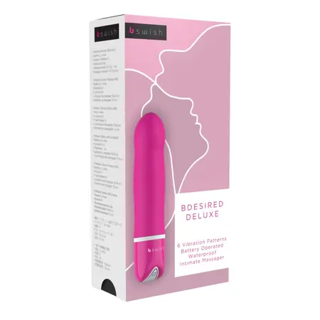 B Swish Bdesired Deluxe Rose - 6-Function Silicone Massager 15.2 cm
